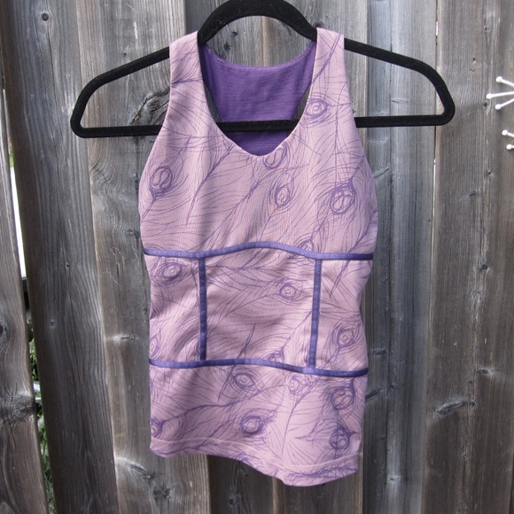 Rare Sirsa tank feather print purple - Picture 6 of 8